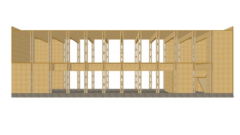 Besteiro. Edificio Bienestar Social Concello de Lugo